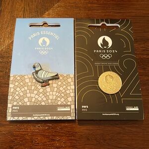 Paris Olympics official trading pins - hard to find!